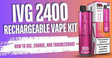 IVG 2400 Prefilled Pod Kit – Longer Lasting, Better Flavor