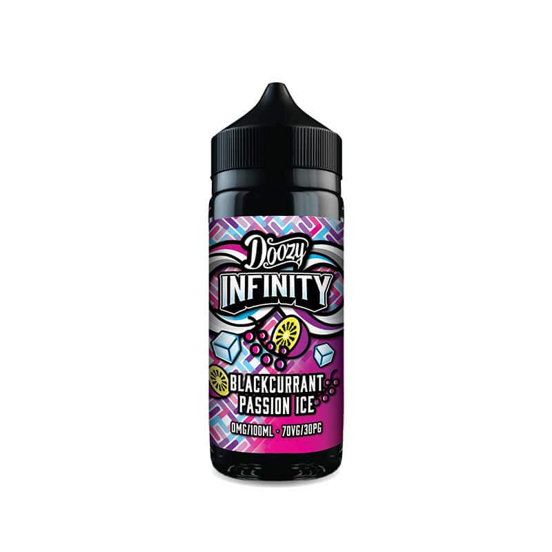 Doozy Vape Co Infinity Blackcurrant Passion Ice Shortfill E-Liquid 100ml