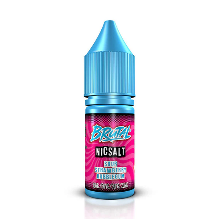 Brutal Sour Strawberry Bubblegum Nic Salts