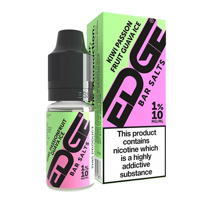 Edge Bar Salts Kiwi Passion Guava Ice Nic Salts