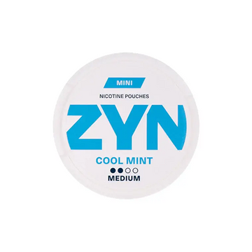 Cool Mint Mini Nicotine Pouches by Zyn