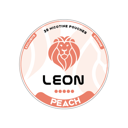 LEON Peach Nicotine Pouches – 20 Count