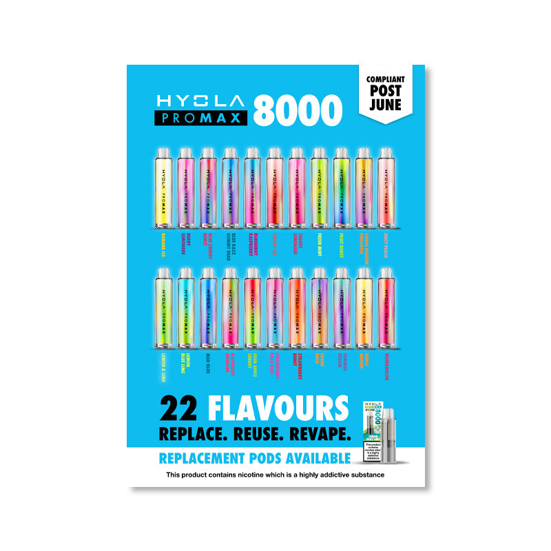 Hyola Pro Max 8000 Flavour Poster