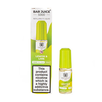 Lemon & Lime Nic Salt E-Liquid by Bar Juice 5000