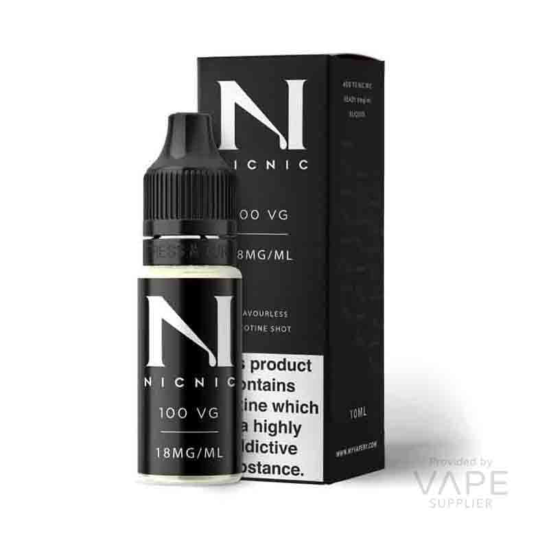 Nic Nic - 100% VG Shot - 10ml 15mg Nicotine Shot