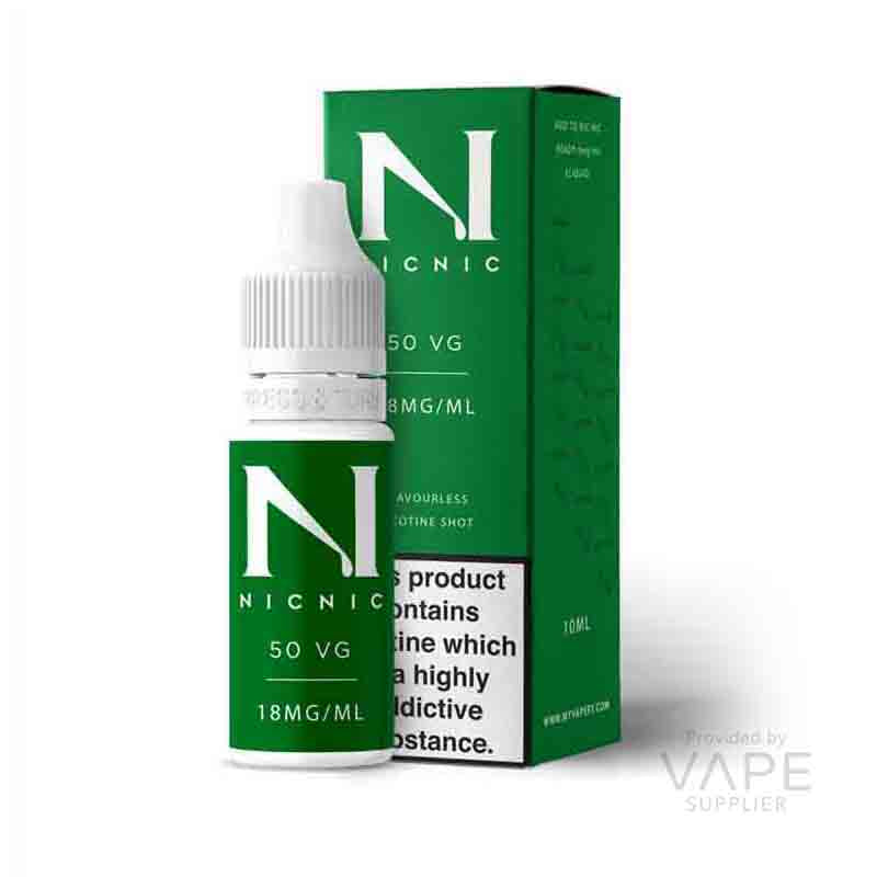 Nic Nic - 50% VG Shot - 10ml Nicotine Shot