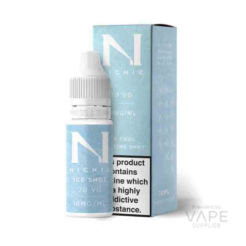 Nic Nic - 70% VG Ice Shot - 10ml Nicotine Shot