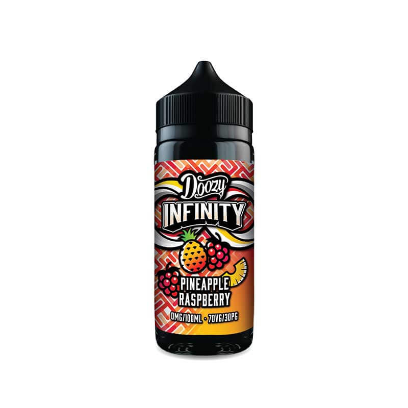 Doozy Vape Co Infinity Pineapple Raspberry Shortfill E-Liquid 100ml
