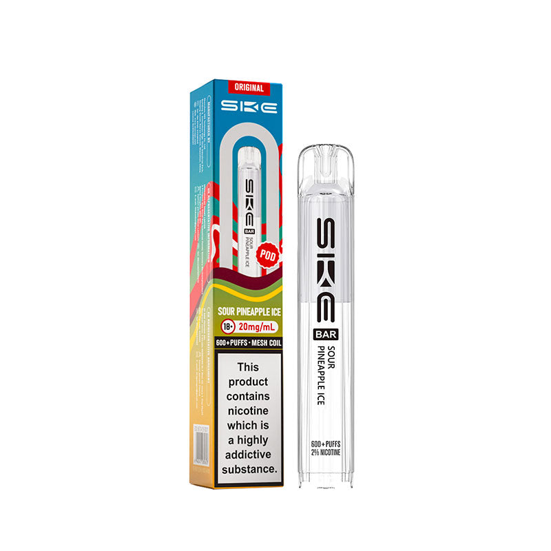 ske disposable vape SKE Bar Sour Pineapple Ice Prefilled Vape Pod