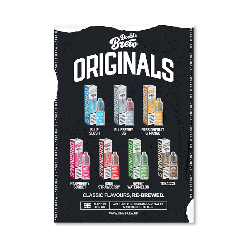 Double Brew Originals A3 Poster