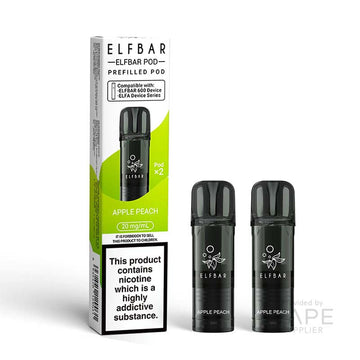 Elf Bar 600 20mg Prefilled Pods Apple Peach