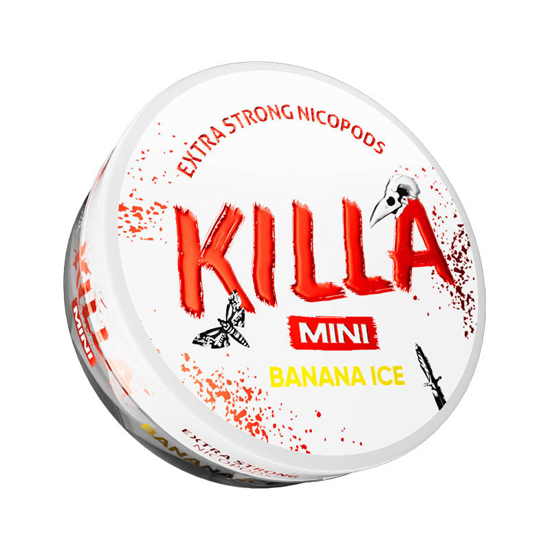 killa mini 16mg nicotine pouches banana ice
