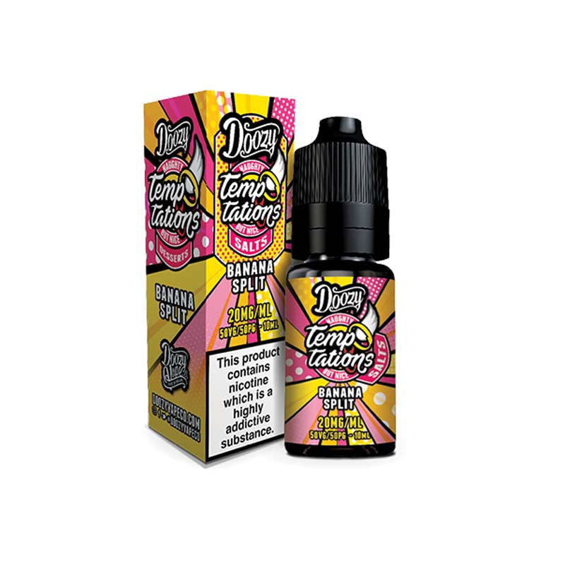 Doozy Temptations Banana Split Nic Salt