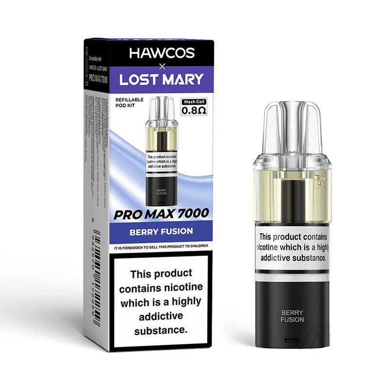 HAWCOS x Lost Mary Pro Max 7000 Berry Fusion 20mg Prefilled Pods
