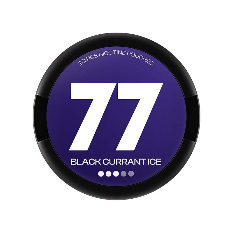 77 Medium Black Currant Ice 10.4mg Nicotine Pouches