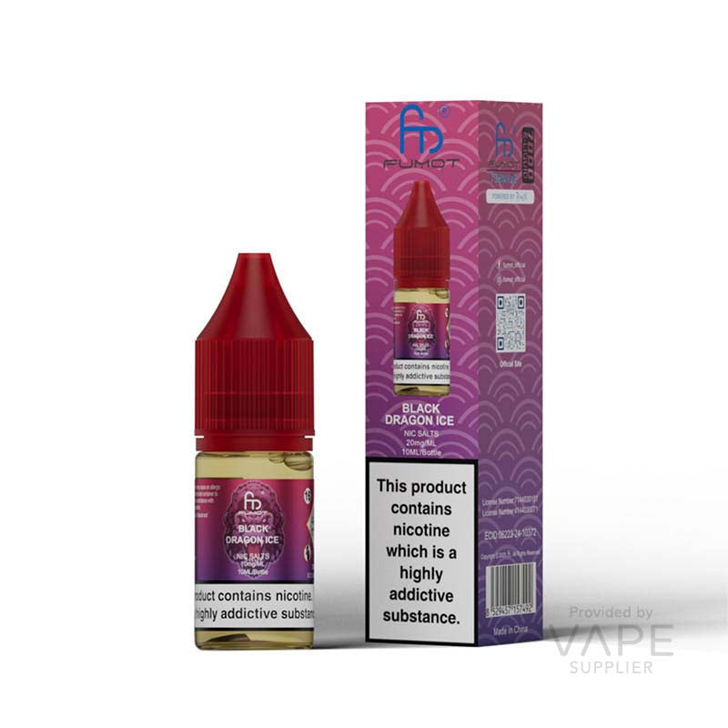 RandM Tornado 7000 Black Dragon Ice 20mg Nic Salt E-liquid