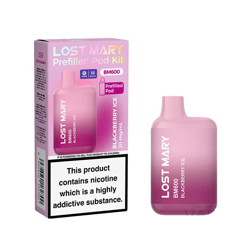 Lost Mary BM600 20mg Prefilled Pod Kit Blackberry Ice