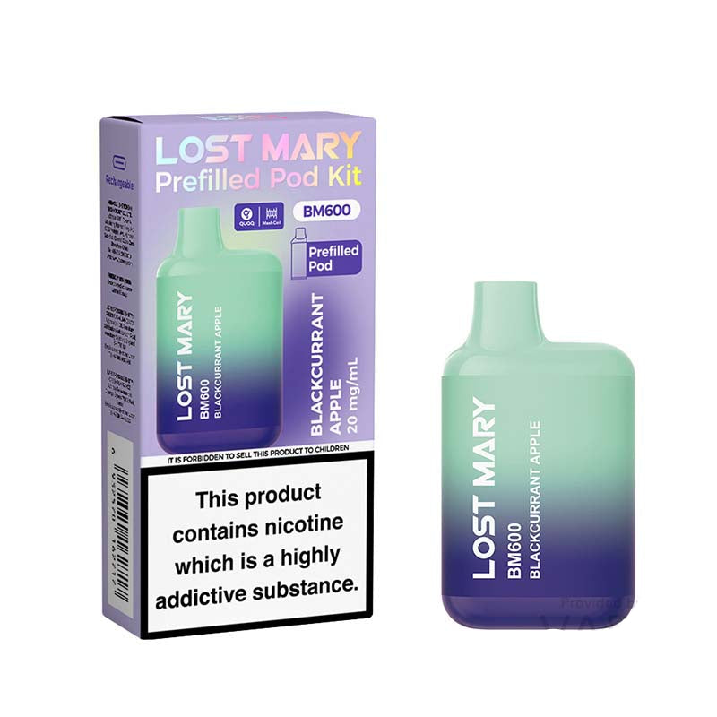Lost Mary BM600 Prefilled Pod Kit Blackcurrant Apple