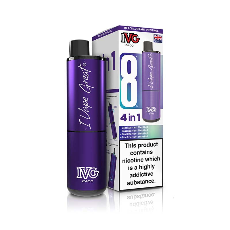 IVG 2400 20mg Prefilled Pod Kit Blackcurrant Menthol