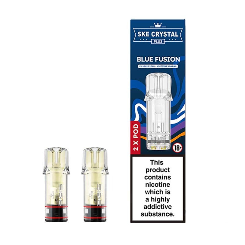 SKE Crystal Plus Blue Fusion 20mg Prefilled Pods