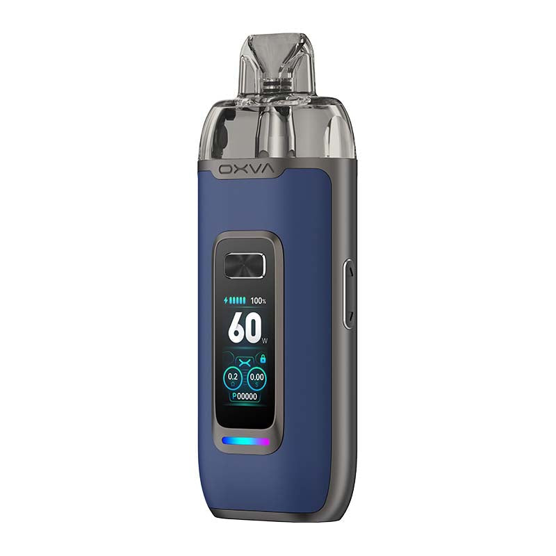 oxva vprime pod kit blue leather