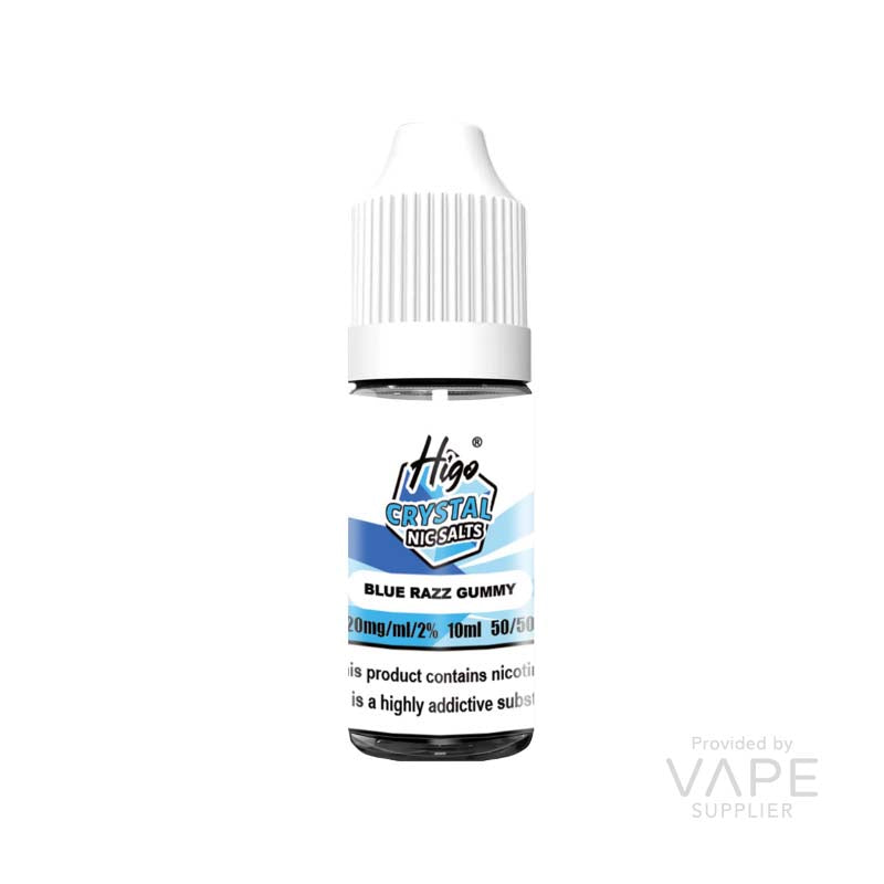 Higo Crystal Max Blue Razz Gummy 20mg Nic Salt E-liquid