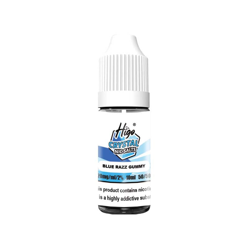 Higo Crystal Max Blue Razz Gummy 20mg Nic Salt E-liquid