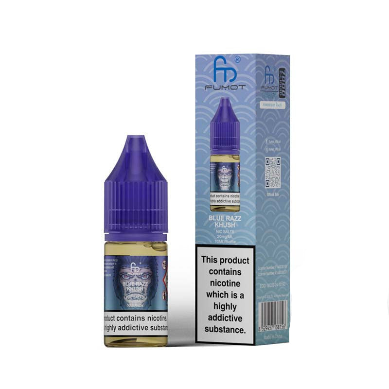 RandM Tornado 7000 Blue Razz Khush 20mg Nic Salt E-liquid