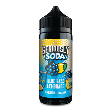 Seriously Soda by Doozy Vape Co Blue Razz Lemonade 100ml Shortfill
