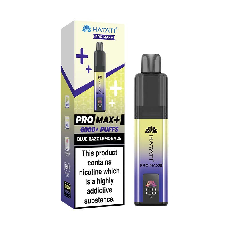 Hayati Pro Max+ 20mg Prefilled Pod Kit Blue Razz Lemonade