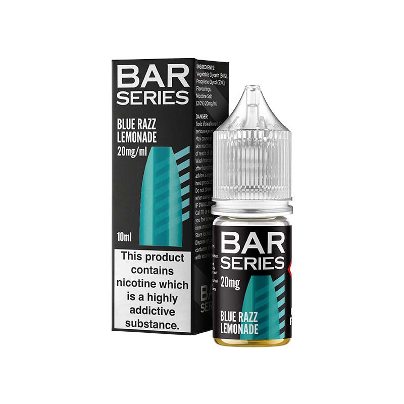 bar series 20mg nic salt blue razz lemonade