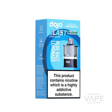 vaporesso dojo blast 6000 pods blue razz lemonade