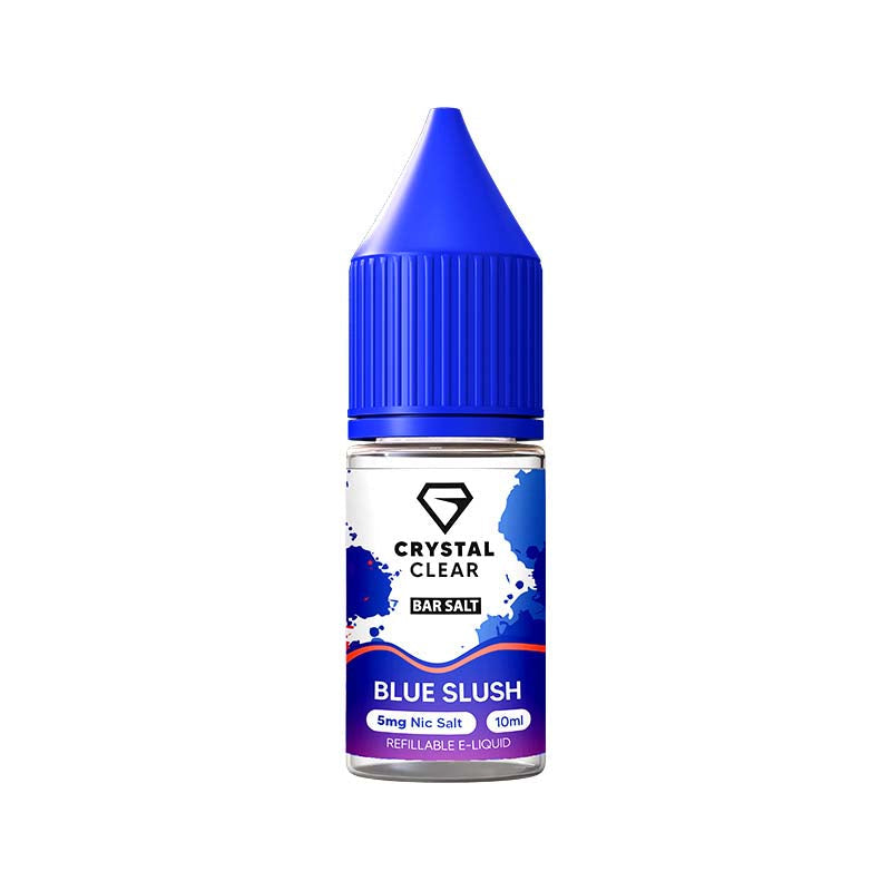 Crystal Clear Blue Slush 5mg Nic Salt E-liquid