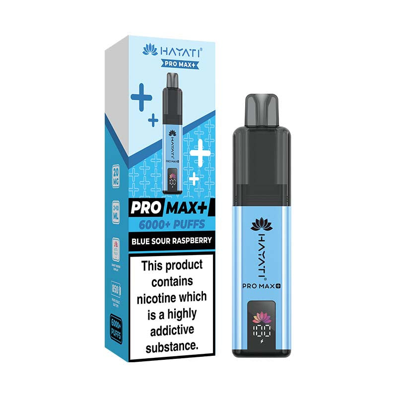 Hayati Pro Max+ 20mg Prefilled Pod Kit Blue Sour Raspberry