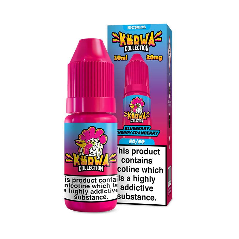 Kurwa Blueberry Cherry Cranberry 20mg Nic Salt E-liquid