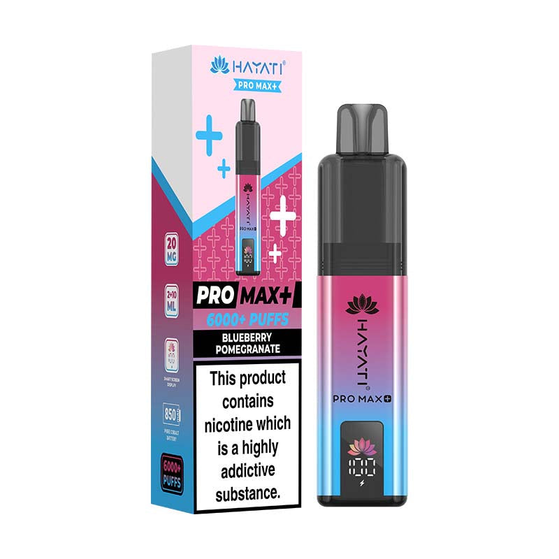Hayati Pro Max+ 20mg Prefilled Pod Kit Blueberry Pomegranate