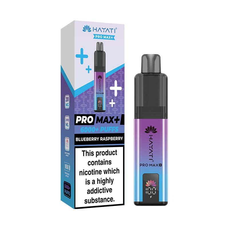 Hayati Pro Max+ 20mg Prefilled Pod Kit Blueberry Raspberry