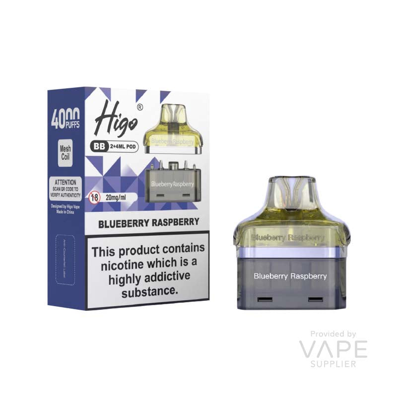 Higo Higo BB Pod Blueberry Raspberry Pre-Filled Vape Pods
