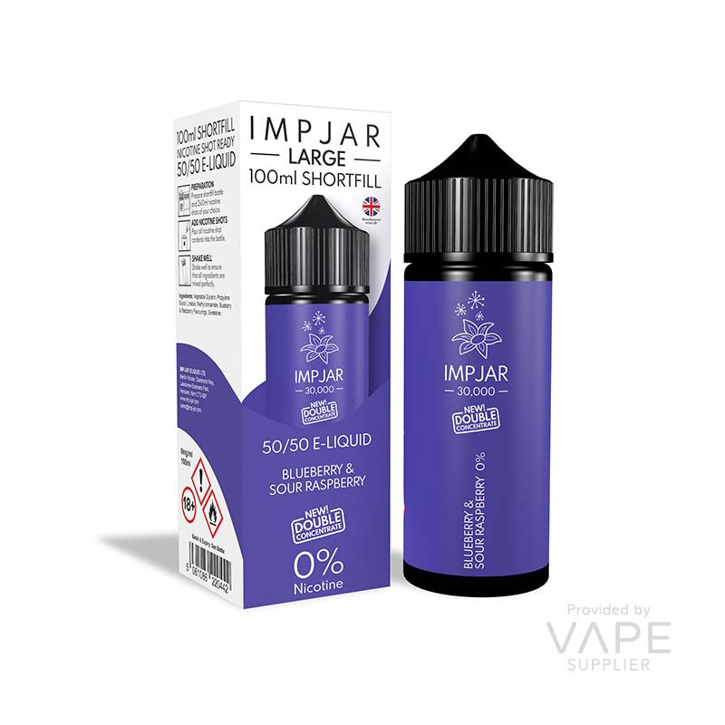 Imp Jar Blueberry Sour Raspberry 100ml Shortfill E-liquid