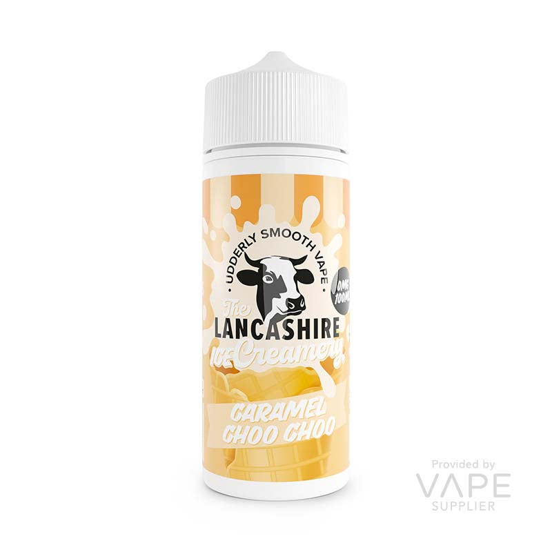 Lancashire Creamery Shortfills Caramel Choo Choo 100ml Shortfill E-liquid