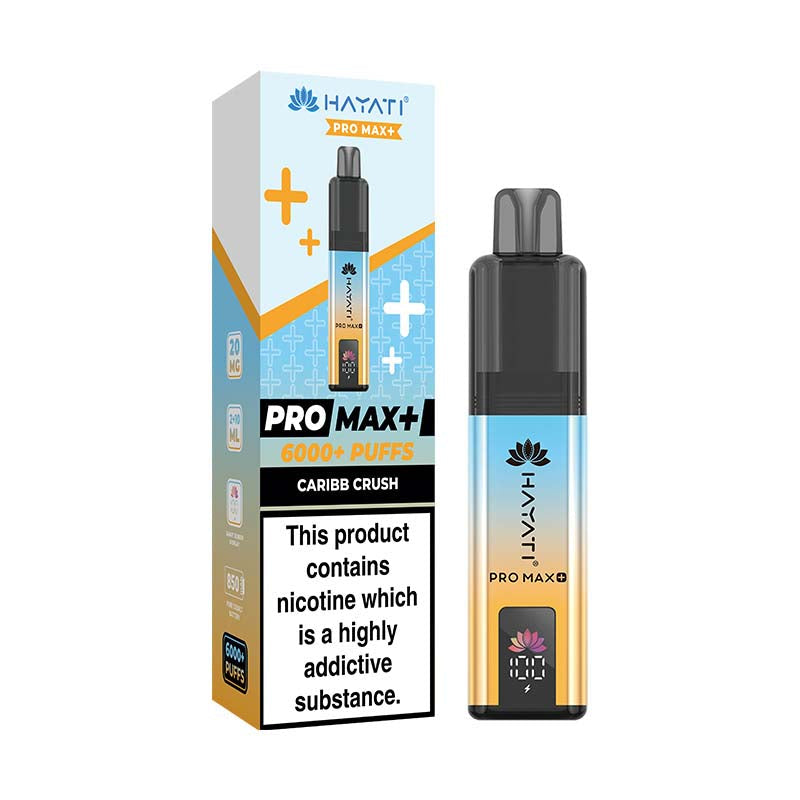 Hayati Pro Max+ 20mg Prefilled Pod Kit Caribb Crush