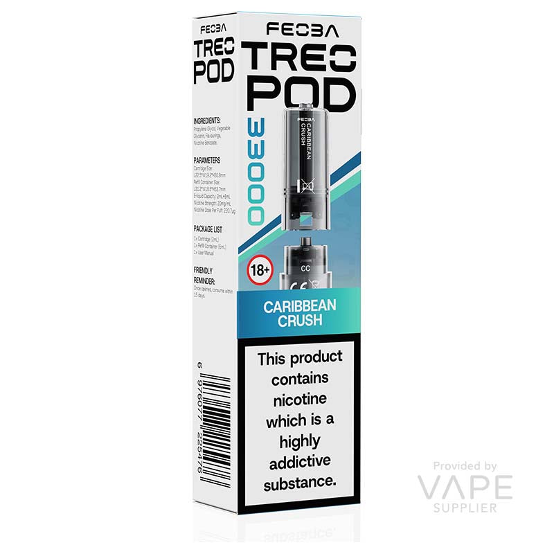 Feoba Treo 33K Caribbean Crush 20mg Prefilled Pods