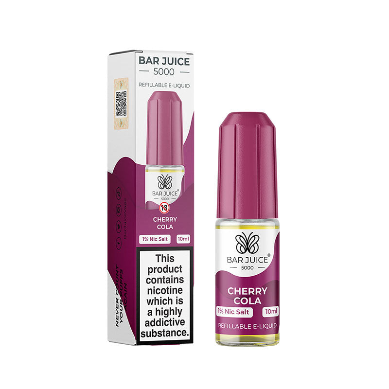 bar juice 5000 cherry cola nic salt 10mg