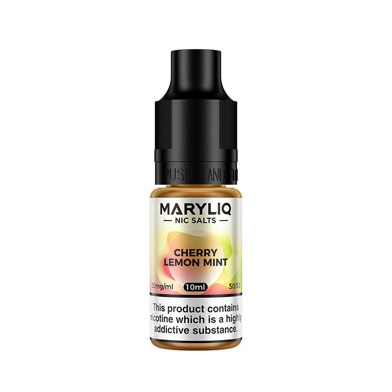 maryliq nic salt eliquid 10mg cherry lemon mint