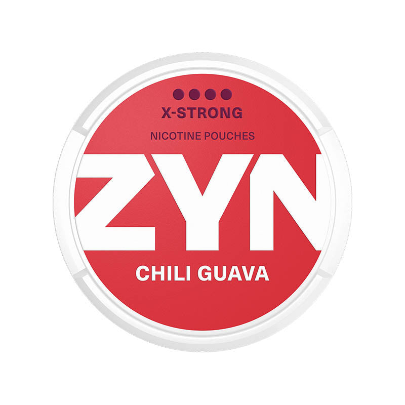 zyn x strong nicotine pouches chili guava