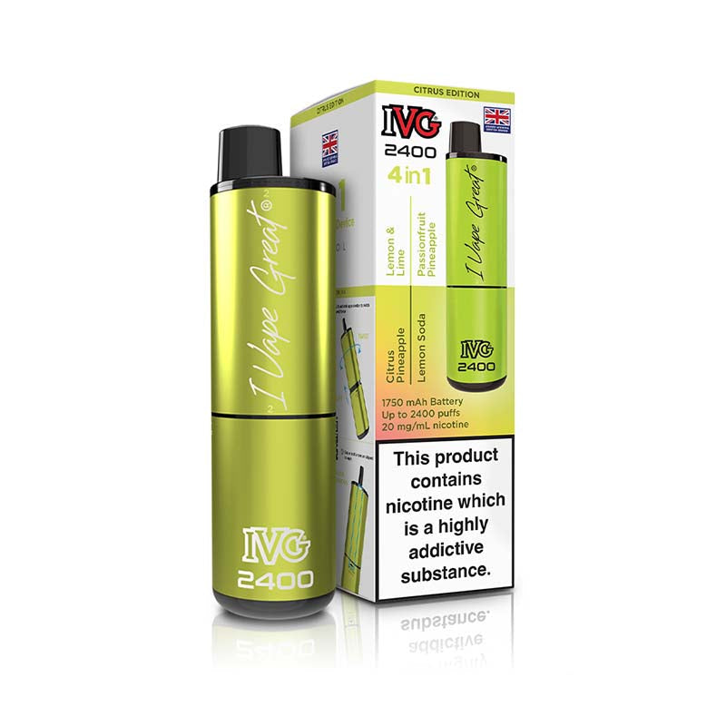 ivg 2400 4 in 1 20mg rechargeable pod kit