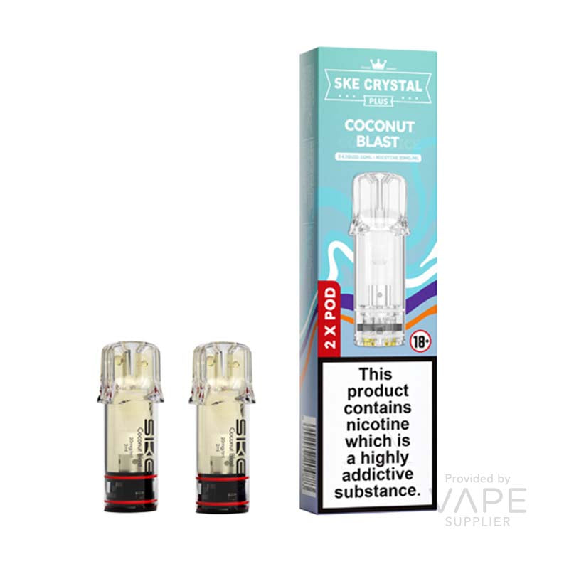 SKE Crystal Plus Coconut Blast 20mg Prefilled Pods
