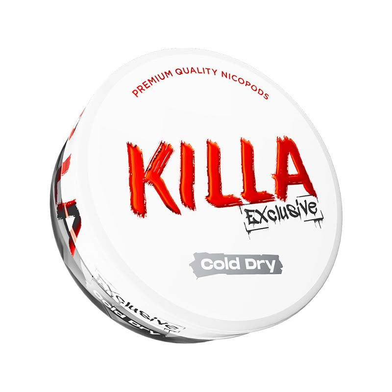 killa exclusive nicotine pouches cold dry