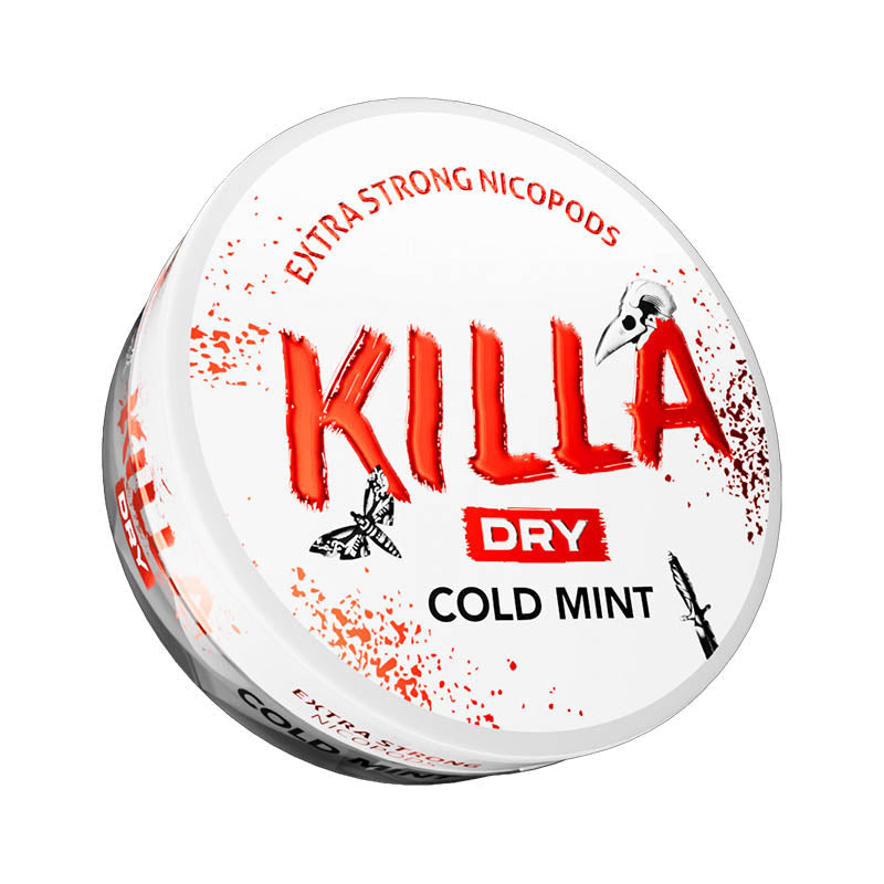 killa dry 16mg nicotine pouches cold mint