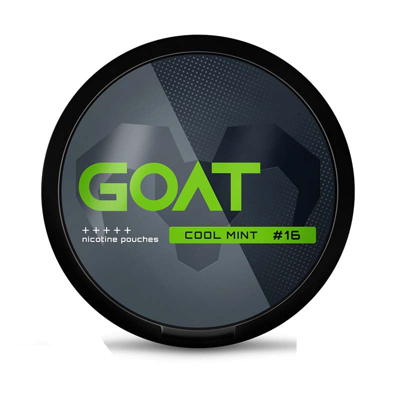 goat nicotine pouches 16mg cool mint